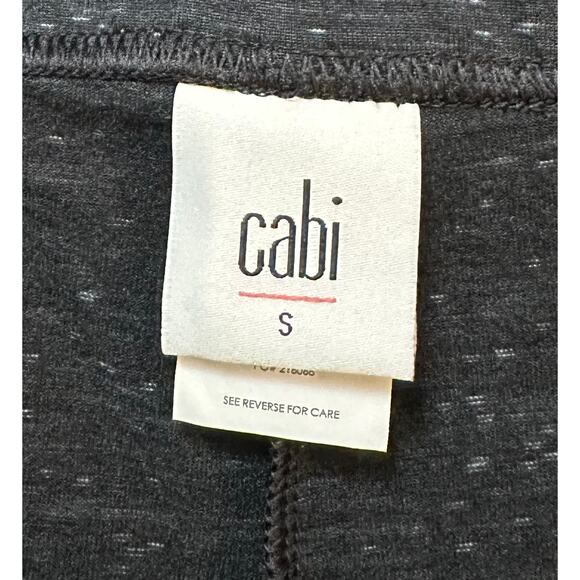 Cabi Skirt Leggings Spacedye Charcoal M'Leggings Skirted Pull On #3210 Size S - Picture 8 of 9